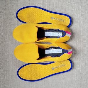 Yellow Kids Rothy's Loafers